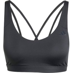 adidas Performance - Yoga-bustier - Zwart - Polyester