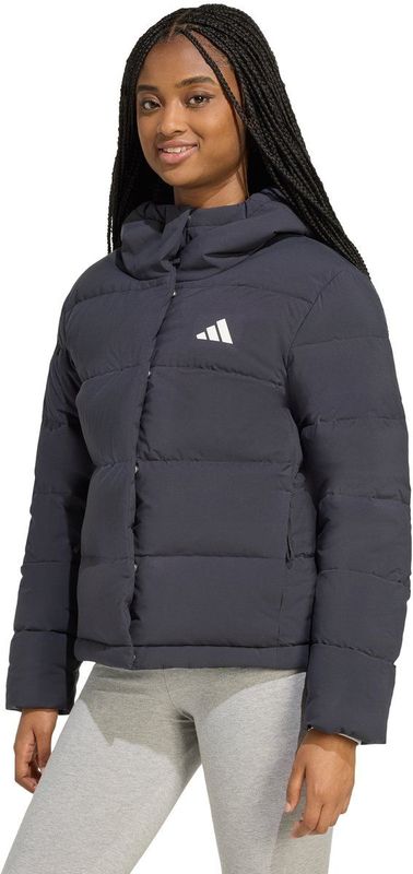 ADIDAS - Helionic - Outdoorjas - Zwart - Gewatteerde Korte Jas