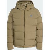 adidas - Helionic - Sportjas - Donkergrijs / Olijfgroen - Gewatteerd Korte Jas