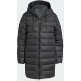 adidas - Essentials CLIMAWARM 3-Stripes Light Down Parka - Dames - Zwart