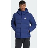 adidas SPORTSWEAR - Helionic - Sportjas - Donkerblauw - Gewatteerd Korte Jas