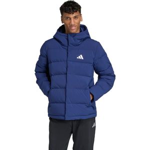 adidas SPORTSWEAR - Helionic - Sportjas - Donkerblauw - Gewatteerd Korte Jas