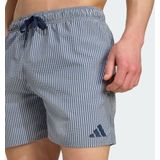 adidas - Sportswear Seersucker Stripy - Zwemshort - Wit - 5-Inch
