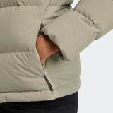 adidas Sportswear Helionic CLIMAWARM Donsjack met Capuchon - Dames - Groen- XS