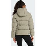 adidas Sportswear Helionic CLIMAWARM Donsjack met Capuchon - Dames - Groen- XS