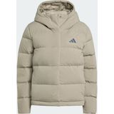 adidas Sportswear Helionic CLIMAWARM Donsjack met Capuchon - Dames - Groen- XS