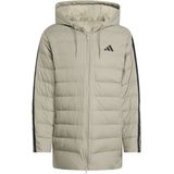 Essentials CLIMAWARM 3-Stripes Light Down Parka met Capuchon