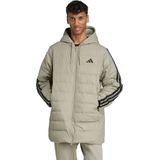 Essentials CLIMAWARM 3-Stripes Light Down Parka met Capuchon