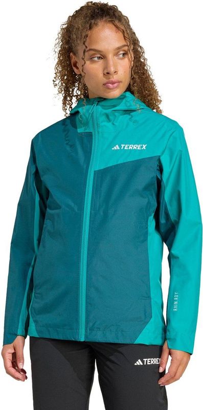 adidas - TERREX Multi 2.5L RAIN.RDY Jack - Dames - Groen