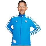 adidas - Real Madrid Terrace Icons - Trainingsjack - Junioren - Polyester - Geborduurd Logo