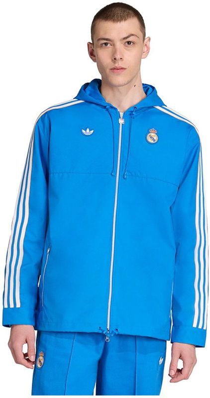 Real Madrid - Terrace Icons - Parka - Blauw