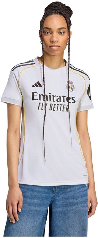 adidas - Real Madrid - Dames Thuisshirt - Wit - Polyester