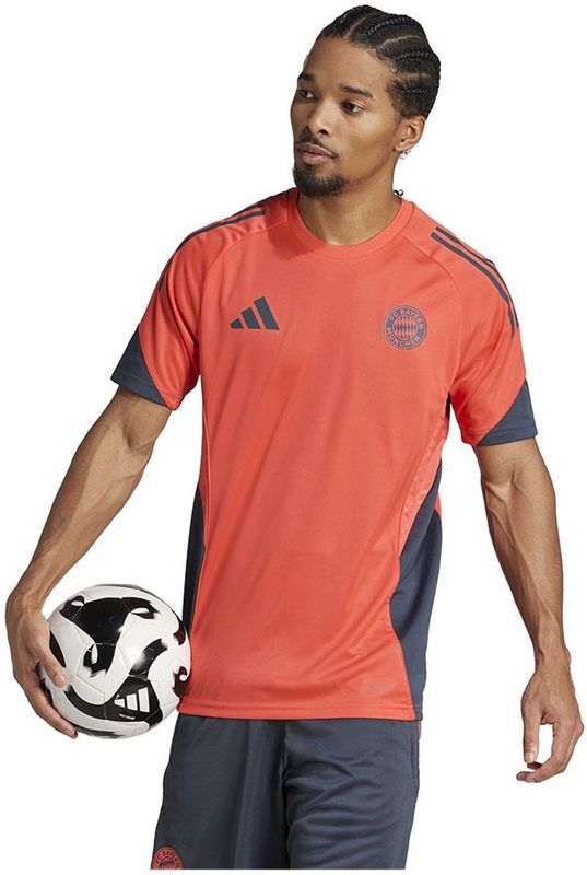 adidas - Bayern München - Trainingsshirt - Oranje Donkergrijs - 100% Gerecycled Polyester