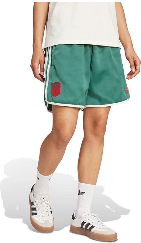 adidas - Korte Broeken - Groen - 100% Polyester - Losvallende Pasvorm