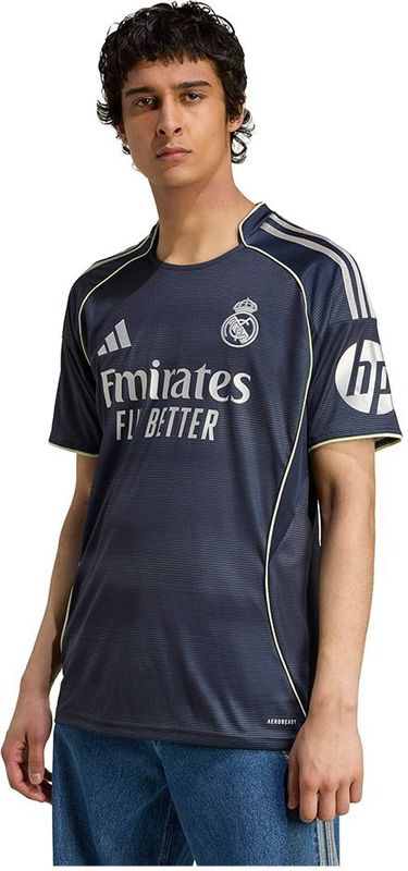 adidas - Real Madrid Uitshirt - Donker Marine - 100% Gerecycled Polyester