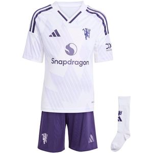 Adidas - Manchester United 25/26 - Mini Weg Junior Set - Paars - Voetbaltenues