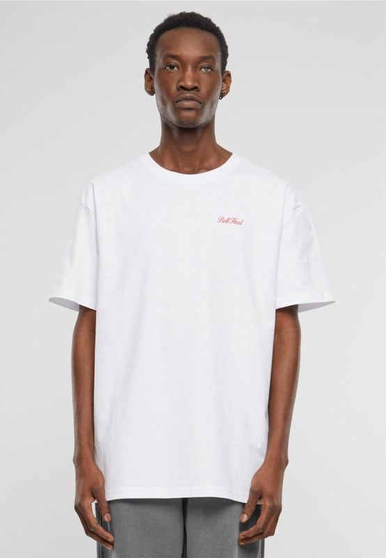 Mister Tee Upscale - Ball Hard Heavy Oversize Heren T-shirt - Wit