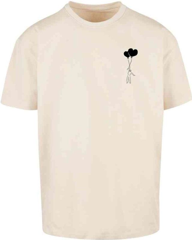 Mc Clothes - Love In The Air - T-shirt - Zwart - Heavy Oversized