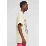 Mister Tee Upscale Space Jam - Teamwork Oversize Heren T-shirt - Beige