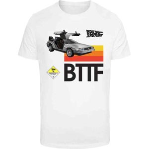 Merchcode Back To The Future - Retro 85 BTTF Heren T-shirt - Wit