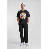 Mister Tee Upscale - Football's Coming Home 2024 Europe Tour Oversize Heren T-shirt - Zwart