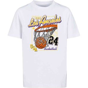 Mister Tee - Kids LA Scored Kinder T-shirt - Kids 146 152 - Wit