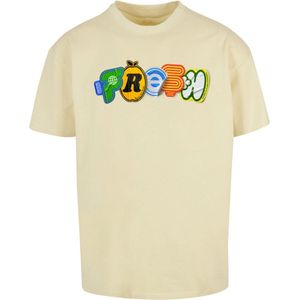 Mister Tee Upscale - Vitamin UPSC Heavy Oversize Heren T-shirt - Geel