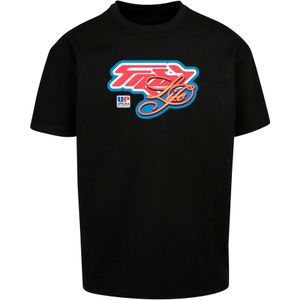 Mister Tee Upscale - Driver Assistance Heavy Oversize Heren T-shirt - Zwart