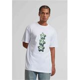 Mister Tee Upscale - Peace Love Heavy Oversize Heren T-shirt - Wit