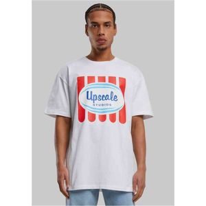 Mister Tee - Ice Cream Heavy Oversize Tee - T-shirt - Wit - 100% Katoen