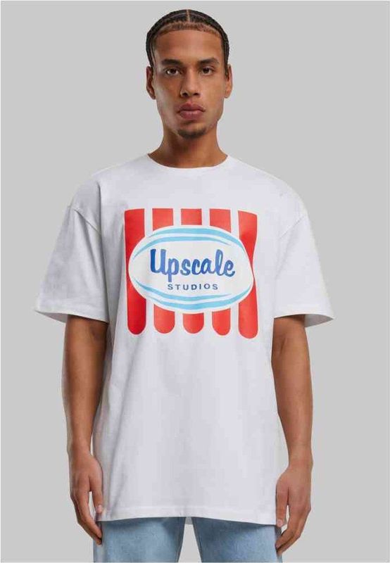 Mister Tee - Ice Cream Heavy Oversize Tee - T-shirt - Wit - 100% Katoen