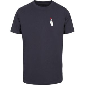 Mister Tee Shirt 'Love Sign'  beige / navy / rood