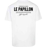 Mister Tee Upscale - Theorie Du Chaos Oversize Heren T-shirt - Wit