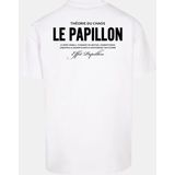 Mister Tee Upscale - Theorie Du Chaos Oversize Heren T-shirt - Wit