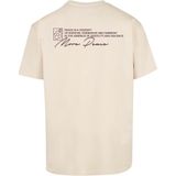 Mister Tee Upscale - More Peace Oversize Heren T-shirt - Beige