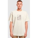 Mister Tee Upscale - More Peace Oversize Heren T-shirt - Beige