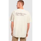 Mister Tee Upscale - More Peace Oversize Heren T-shirt - Beige