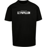 Mister Tee Upscale - Theorie Du Chaos Oversize Heren T-shirt - Zwart