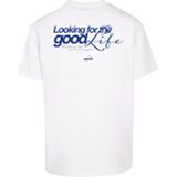 Mister Tee Upscale - Good Life Quest Oversize Heren T-shirt - Wit
