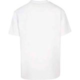 Merchcode - The Skateboard Magazin Logo Oversize Heren T-shirt - Wit