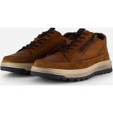 Sneakers - Exeter - Effen - Leer - Snoersluiting