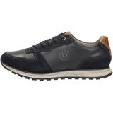 Bugatti - Cirino - Sneakers - Blauw - Leer - Rubber Zool