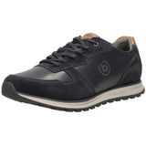 Bugatti - Cirino - Sneakers - Blauw - Leer - Rubber Zool