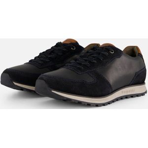 Bugatti - Cirino - Sneakers - Blauw - Leer - Rubber Zool