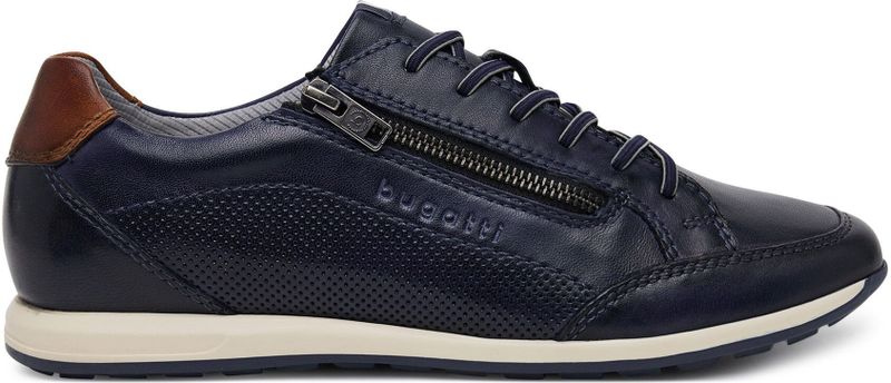 Sneakers - Effen - Leer - Gevoerd - Snoersluiting - Flexibele Zool