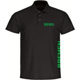 multifanshop Poloshirt Bremen - Brust & Seite - Polo