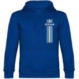 multifanshop Kapuzen Sweatshirt - Deutschland - Streifen - Druck weiß - Hoodie