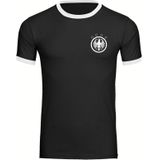 multifanshop Kontrast T-Shirt - Deutschland - Adler Retro - Druck weiß - Männer