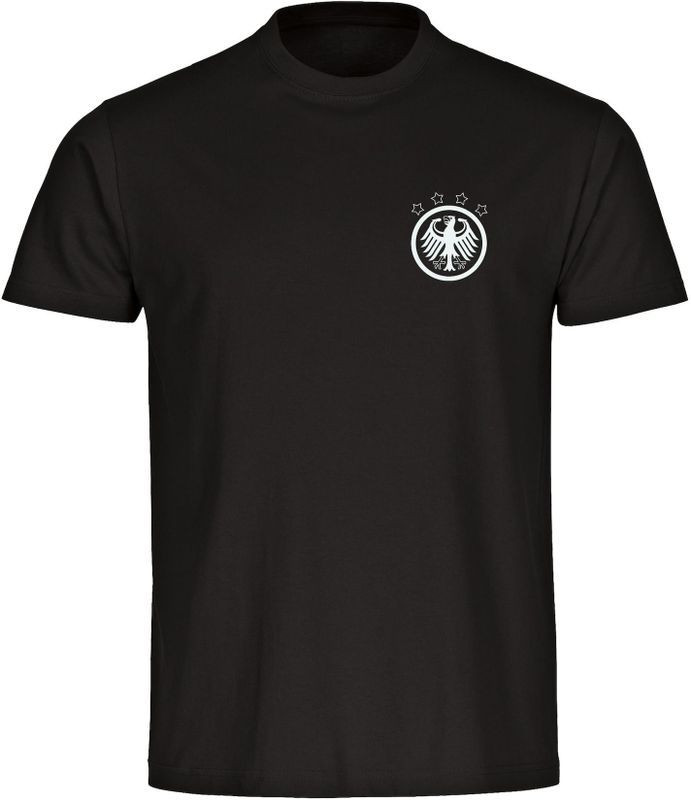 multifanshop Herren T-Shirt - Germany - Adler Retro - Druck weiß - Männer