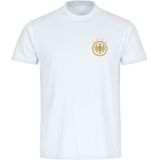 multifanshop Herren T-Shirt - Germany - Adler Retro Gold - Druck gold metallic - Männer